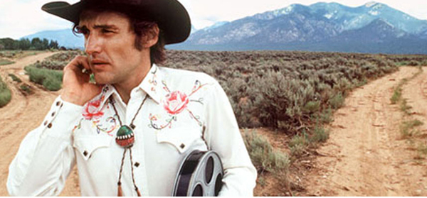 dh w cowboy hat - film reel - Taos Mtn in BG - cropped_blog Douglas Kirkland