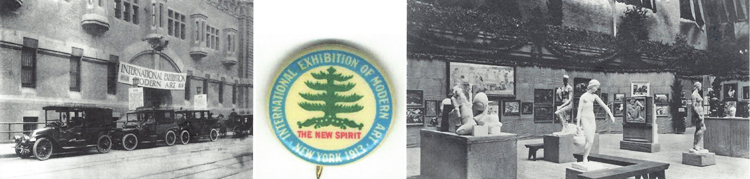 Armory Show exterior - motto - interior blog
